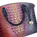 Brahmin  Duxbury Satchel Bag Dreamer Ombre Melbourne Rainbow Leather Photo 6