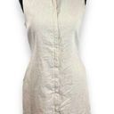 Theory  Beige Full Zip Linen Blend Dress Photo 0