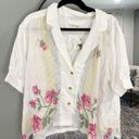 Free People  Big Blooms Floral Button Down Shirt Photo 1