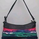 Nine West Nine & CO Nylon/Faux Leather Batik Watercolor Print Shoulder Bag Photo 0