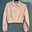 Zaful Pink Cropped Courdoroy Jacket Photo 0