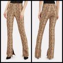 ANINE BING 💕💕 Cigarette Python Trousers ~ Split Cuff Snakeskin Print XS NWT Photo 2