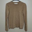 BCBGMAXAZRIA Womens  tan open back 100% merino wool sweater fall warm winter Photo 1