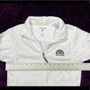 Antigua Colorado Rockies White Fleece Jacket Photo 3