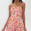 Princess Polly Floral Strapless Mini Dress Photo 4