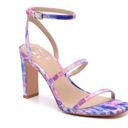 mix no. 6  Pink Purple Square Toe Aliciana Tye Dye Heels 6 Photo 0