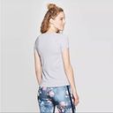 Joy Lab Target Women’s Activewear Seamless Basic Workout Tee | Grey | Large Photo 1