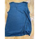 Bobeau  Tank Top Women's Medium Blue Side Knot Crew Neck Sleeveless Pullover B62 Photo 4