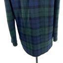 J.Crew  Sophie Black Watch Plaid Sweater Blazer In Navy Black Size Small Photo 8