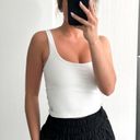 Vuori  White Daily Squareneck Tank XS Photo 1