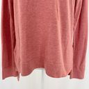 Lou & grey High Low Hem Crewneck Sweater Long Sleeve Pullover Pink Size Medium Photo 3