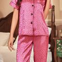 Leopard satin pjs Pink Photo 0