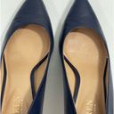 Ralph Lauren Lauren  Lanette Refined Navy Blue Leather Dress Pumps Size 6 Photo 7