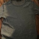 Brandy Melville Gray Sparkly Mesh Top Photo 0