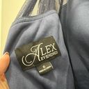 Alex Evenings FLAWED  Embellished Wedgewood Long A-Line Sweetheart Neck Dress Photo 7