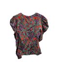 Veronica Beard  Simmons Top Silk Blend Floral Multicolor Size 6 Photo 3