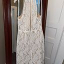 Sans Souci Sans Sourci White Lace Halter Dress   Photo 1