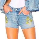 Levi’s Levi's 501 Palm Painted Cutoff Denim Shorts Size 28 Photo 1