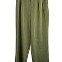 THE DROP SUIT Womens Small Green Satin Blazer Trouser Pants Matching Set NEW Photo 5