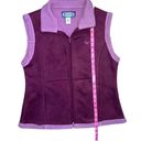 Shyanne  purple fleece lined vest size L Photo 3