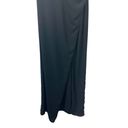 Show Me Your Mumu  Bridesmaid Dress Black Off Shoulder Slit Maxi Dress Small S Photo 3