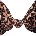 Good American  Sexy Twist Snow Leopard Knotted Bandeau 5 NWT Photo 3