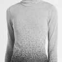 Athleta Grey Black Turtleneck Top Long Sleeve Photo 0