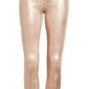 L'Agence NWT  Margot in Petal & Light Rose Gold Foil High Rise Skinny Jeans 25 Photo 0