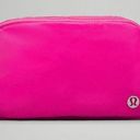 Lululemon NEW & IMPROVED SONIC PINK  Everywhere Belt Bag White Wordmark Photo 0