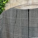 Stella McCartney  Houndstooth Plaid Boat Neck Wool Blend Dress Gray 42 US 6/8 Photo 3