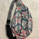 KAVU Island Ikat Classic Rope Sling Crossbody Bag Photo 0