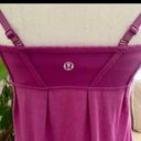 Lululemon  Athletic Workout built-in bra pink tank Photo 5