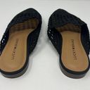 American Eagle  Black Slide Fabric Upper Flats Loafers Size 7.5 Photo 2