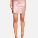 Bebe Rose gold Snake Print Pencil Skirt Photo 1