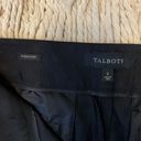 Talbots  Signature Jacquard Polka Dot Ankle Length Pants in Black Size 2 Photo 7