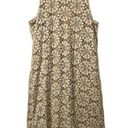 Ronni Nicole  Dress Womens Size XL White Lace Tan Lined Sleeveless Zip Back Photo 0