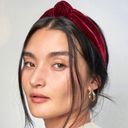 Lele Sadoughi  Knotted Velvet Headband Photo 0