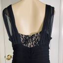 Scarlett NITE Black  Lace V-Neck  Dress Size 14 Photo 2