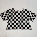 Looney Tunes Bugs and Daffy Checkered Crop Tee Photo 0