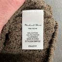 Michael Stars  Astrid Dolma Pullover Open Knit Short Sleeve Sweater Brown Small Photo 12