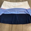 Lucky in Love  13” Tier Pleated Blue And White Tennis Skirt Size Large Photo 3