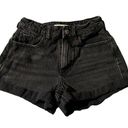 PacSun  mom short women's size 22 black shorts Photo 0