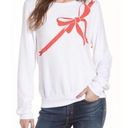 Wildfox  Gift Wrapped Sweatshirt In White Size Small Photo 0