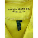 Krass&co Lauren Jeans  Yellow Moto Denim Jacket Photo 4