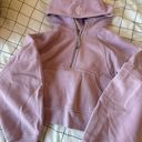 Lululemon Mauve Pink Scuba Half Zip Photo 0