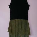 Mezon Dress XL Midi Tiered Flounce Art to Wear Embellished Lagenlook Ruffle Photo 4