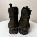 Krass&co Thursday Boot  Womens Size 9 Duchess Chelsea Boots Green Suede Pull On Photo 4