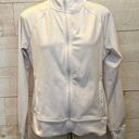 Athletic Works  Women's White Side Stripe Full Zip Activewear Jacket Size M Photo 0