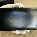 Salvatore Ferragamo Authentic  Black Leather Wallet with Gancini Clasp Photo 3