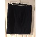 Talbots  Woman Navy Blue Eyelet Skirt Womens 16 100% Cotton Zip At Back￼ G2 Photo 6